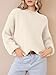 PRETTYGARDEN Women's Fall Oversized Sweaters Dressy Casual Long Sleeve Chunky Knit Winter Pullover Tops 2026 Holiday Outfits (Beige,Medium)