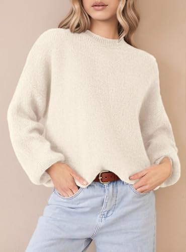 PRETTYGARDEN Women's Fall Oversized Sweaters Dressy Casual Long Sleeve Chunky Knit Winter Pullover Tops 2025 Holiday Outfits3