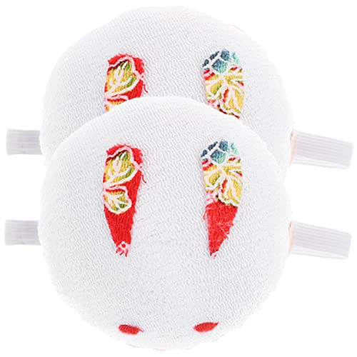 IWOWHERO 2Pcs Cute Wrist Pin Cushion Needle Holder for Sewing Portable Reusable Pin Cushions for DIY Craft for Embroidery and Cross Stitch Eye Catching Design