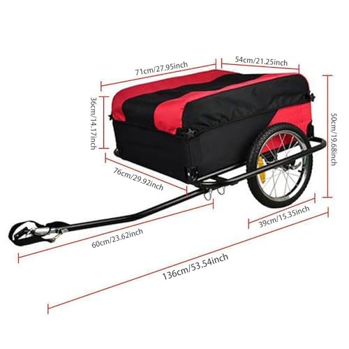 Faltbarer, robuster Du-C-Anhänger für einfachen Transport – perfekt für Camping, Einkaufen und Umzug – langlebig, leicht und vielseitig