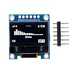 Tipo: OLED 0.96 pulgadas OLED SSD1306 blanco/azul/amarillo 128X64 IIC I2C módulo de visualización en serie 12864 tablero de pantalla LCD (SSD1315 blanco)