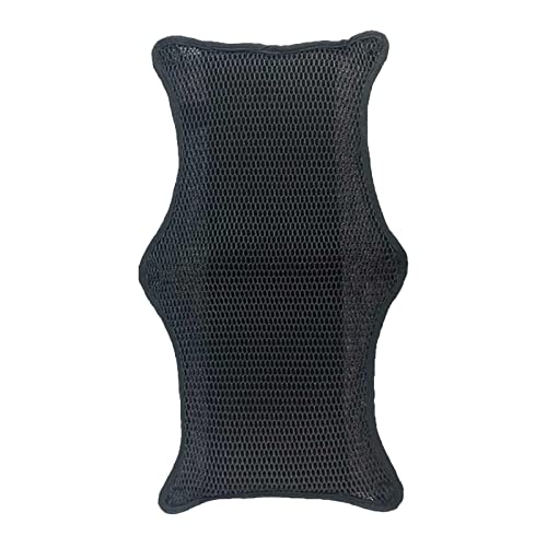 Coussin protecteur 3D et housse de coussin de siège de moto réglable en maille respirante