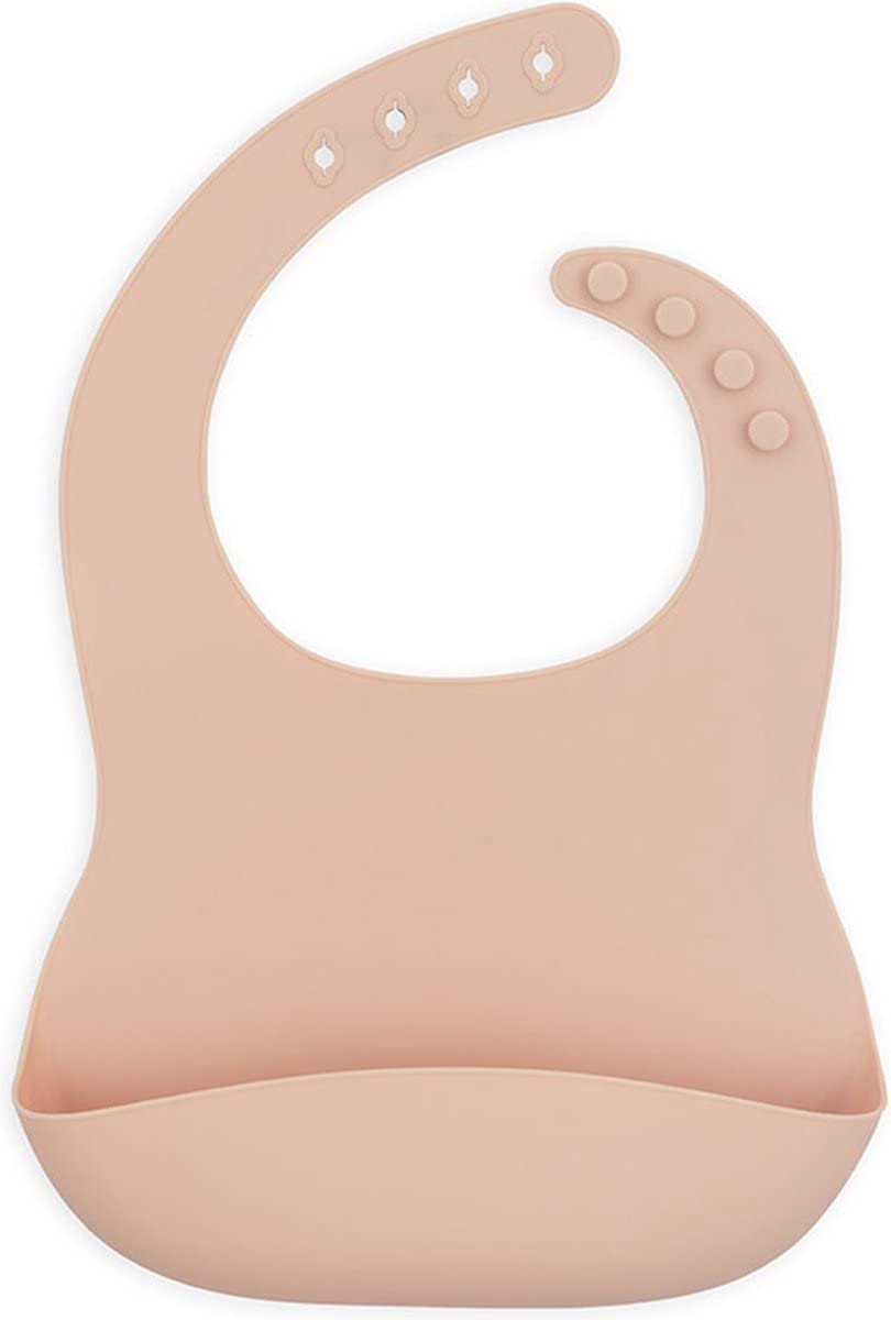 Jollein Wodoodporny śliniak z pojemnikiem, długość 26 cm x 21 cm szerokość, karmel