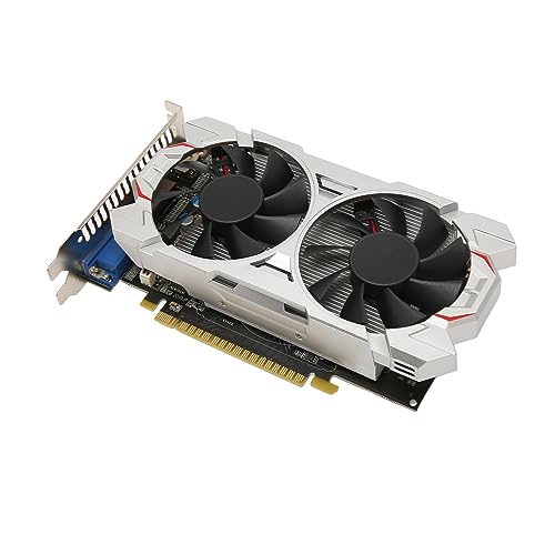 Image of Yunir 1050 Ti Graphics Card, 4GB, 128 Bit, GDDR5, Desktop Video Card for PC Gaming, DisplayPort, DVI D, PCI Express X16 3.0, 8K Support, Cooling Fans (GTX1050Ti 4GB DDR5 128bit)