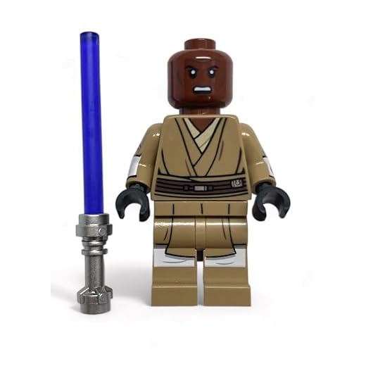 LEGO Figurine Star Wars : Mace Windu avec bras imprimés – de Repulic Fighter Tankl