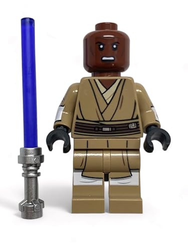 LEGO Star Wars: Mace Windu Minifigur mit aufgedruckten Armen – von...