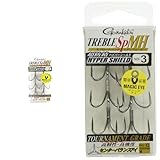 【セット買い】がまかつ(Gamakatsu) トレブルフック バラ トレブルSP-MH #2 + トレブルフック バラ トレブルSP-MH #3