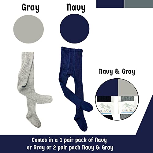 Ribbed Girls Cotton Tights - Seamless Toe Socks for girls,School Uniform Tights for Girls,Soft Comfortable Little Girl Tight3