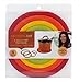 Rachel Ray 4 Silicone Trivets Multicolor Concentric Circles