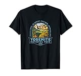 Yosemite National Park California Retro Hiking Camping Gifts T-Shirt