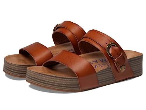 Blowfish Malibu Women's Marge Footbed Sandal, Wood Dyecut, 9M