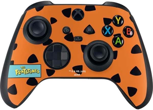 Skinit Decal Gaming Skin Compatible with Xbox Series X Controller - Officially Licensed The Flintstones and Rubbles Design