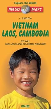 Nelles Vietnam Laos Cambodia Travel Map (Nelles Maps)