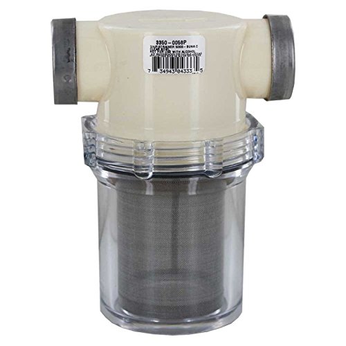 Hy-Pro Hypro 3350-0058P in-Line Strainer with Clear Bowl - 50 Mesh - 1-Inch FNPT