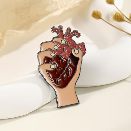 Image of Doctor Nurse Cartoon Pin,Medical Enamel Brooch Jewelry for Nursing Student Backpack Lapel Badge Gifts