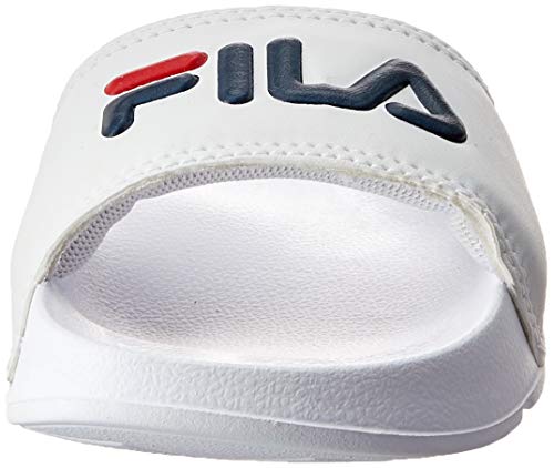 Fila Drifter, Chinelo Criança Unissex, Branco/Marinho/Vermelho (White/BlueMarine/Red), 29
