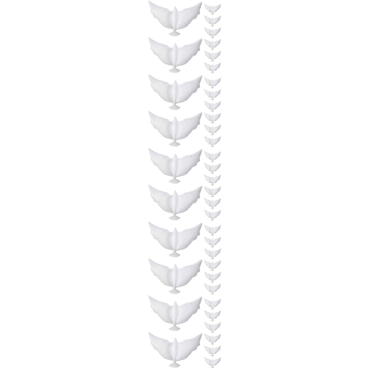 Ballons colombe pour mariage et fête en plein air décoratifs gonflables lot de 40