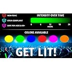 Glow Fever Glow Sticks Bulk 100ct Premium Glow In The Dark Light Up with Lanyards, For Party Supplies, Party Favors, Birthday, Halloween, Super Bright, Lasts Up to 12 hrs - Image 5