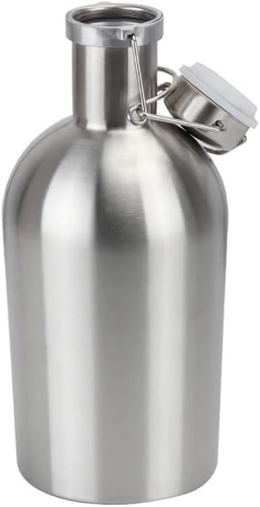1.9 liter Beer Bottle with Swing Top Keeps Homebrew Fresh and Cold with Tight Airtight Seal
