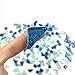 Mosaic Tiles for Crafts Blue Assorted Color Glass Glitter Mosaic Supplies Pieces Bulk Assorted Shape Triangle Diamond by Mosaic Joy (Blue, 11oz)