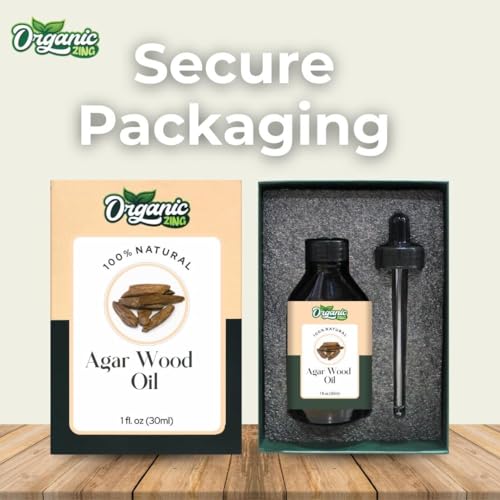 Image of Organic Zing Agarwood (Aquilaria malaccensis) Oil | Pure & Natural Essential Oil for Skincare, Aroma & Diffusers - 30ml /1.01fl oz