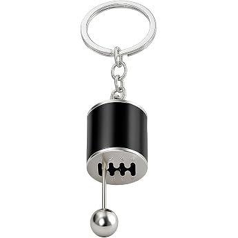 Gear Shift Keyring Bag Charm for Women