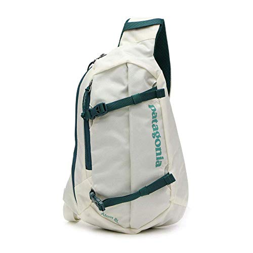 Patagonia Unisex's Atom Sling 8L Backpack, Birch White/Tidal Teal, Regular