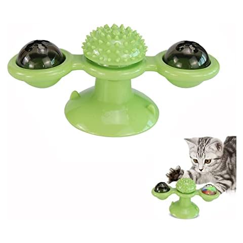 Lepidi 3 in 1 Windmühle Katzenspielzeug, Drehbare Katzenminze Katzenspielzeug Cover