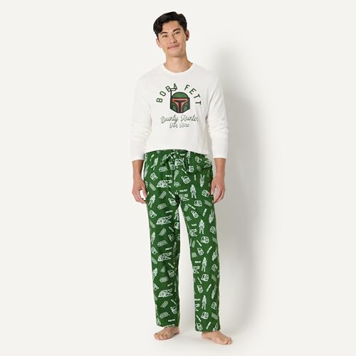 Image of Amazon Essentials Disney | Marvel | Star Wars Men's Flannel Pajama Sleep Sets