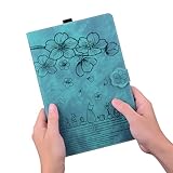 Case for Honor Pad X7 2025 8.7 inch,Pencil Slot Wallet PU Leather Case Lens Protection Magnetic Closure [Stand Function] [Card Slots] Sakura Cat Green - Image 6