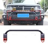 Front Bumper Fits For GWM Tank 300 2020-2025 Black Cover Kit Steel Crawler