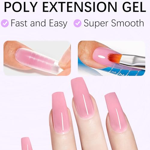 Kit Gel Poly pour Ongles la solution pour manucure à domicile - 7