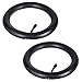 Price comparison product image Wingsmoto 8 x 1 1/4 Butyl Rubber Inner Tube with Bent Valve Stem for A-Bike Folding Bike 2 Pack Of