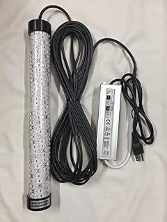 15,000 Lumen 30ft Cord Waterproof AC Underwater Fishing Light Green LED Submersible Dock