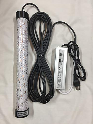 15,000 Lumen 30ft Cord Waterproof AC Underwater Fishing Light Green LED Submersible Dock