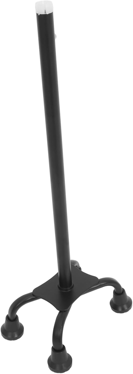 Quad Support Cane Tip Anti-Slip Point Base for Enhanced Stability for Seniors Outdoor Use Easy to Install Replacement for Walking Canes and Hiking Sticks