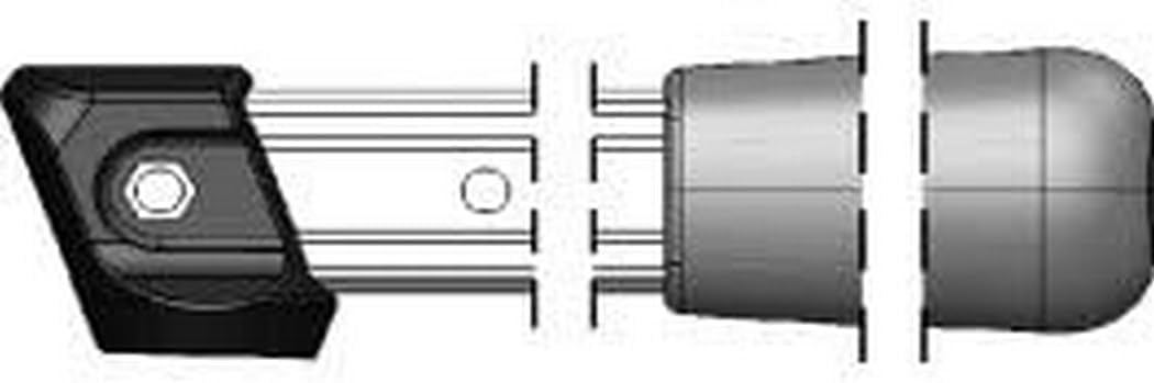 211/42 Aluminium handles length 46 cm (18.1 in.)