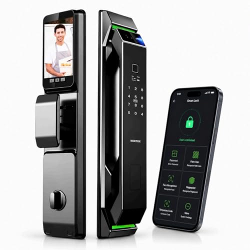 7-in-1 3D Face Recognition Smart Door Lock