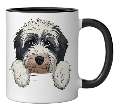 Taza de cerámica para amantes de perros Bernedoodle 11 oz miniatura 2