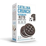 Catalina Crunch Chocolate Vanilla Keto Sandwich Cookies 6.8 oz Box | Keto Snacks | Low Carb, Low...