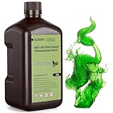 ELEGOO ABS-Like Plant-Based 3D Printer Resin with Low Odor and High Precision, 405nm UV Curing Resin for Mars Saturn Jupiter MSLA DLP LCD 3D Printing - Clear Green 2000g
