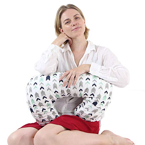 Borje 45° Angle Newborn Breastfeeding Adjustable Pillow for Babies Nursing Baby Lounger