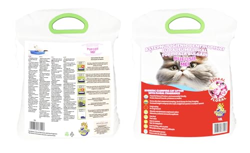 Litière agglomérante pour chat anti odeur parfum floral pack 6x10L - 5