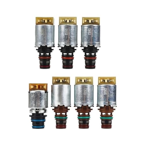 6R80 7PCS Transmission Valve Body Solenoids Kit Suit Compatible For Ford Explorer Ranger Mustang Territory Transit Everest FF150 2011-2017