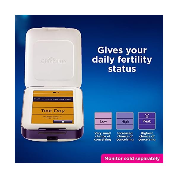 Procter & Gamble Clearblue Advanced Fruchtbarkeit Monitor Tests 20 Fruchtbarkeit Tests und 4 Schwangerschaft Tests – Bild 10
