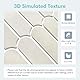 Commomy 3D Selbstklebend Fliesenaufkleber Klebefliesen, Matt, 10 Stück, 30 x 30 cm, PVC Wandfliesen Fliesen Selbstklebend Peel Stick Tiles für Küche, Bad, Metro
