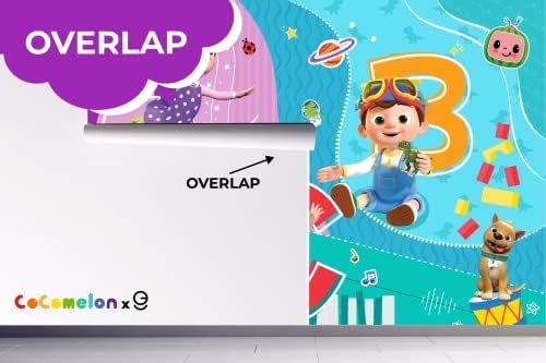 Miniatura 7 de JJ, YoYo y Tomtom CoComelon - Papel tapiz autoadhesivo  Decoración de pared para niños CoComelon  Decoraciones Cocomelon para niños y niñas