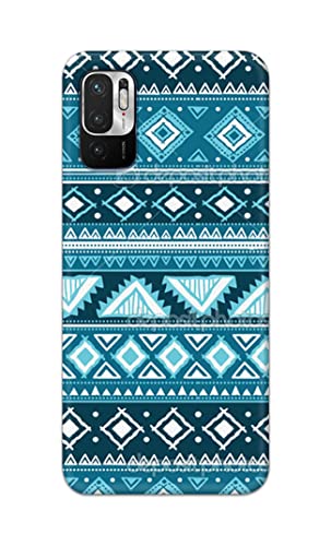 Image of PRINTFIDAA Coloured Tribal Pattern Hard Back Cover for Redmi Note 10T 5G, Poco M3 Pro 5G, Redmi Note 10 5G Back Cover -(P6) KAT1008