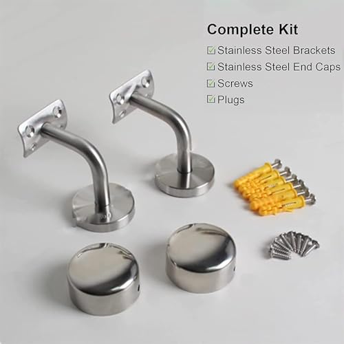 Support d'escalier securise pour eviter les chutes rampe transparente - 7
