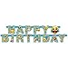 Birthday Jointed Banner - 6', Emoji, 1 Pc